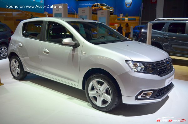 المواصفات والتفاصيل التقنية الكاملة 2016 Dacia Sandero II (facelift 2016) 1.0 SCe (73 Hp)