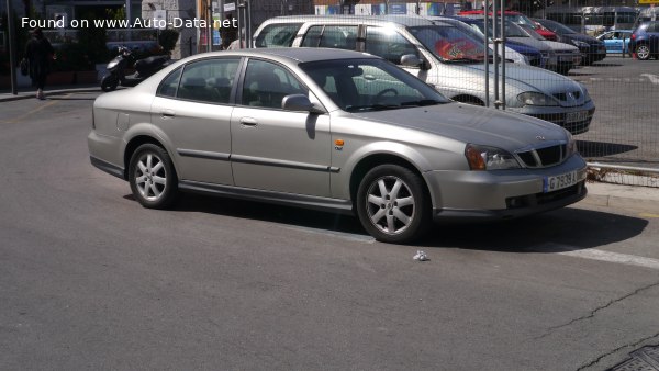 المواصفات والتفاصيل التقنية الكاملة 2003 Daewoo Evanda 2.0 i 16V (131 Hp)