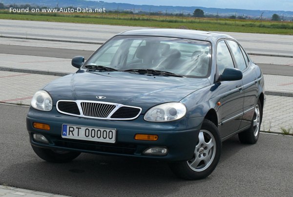 المواصفات والتفاصيل التقنية الكاملة 1997 Daewoo Leganza (KLAV) 2.0 i 16V CDX (133 Hp) Automatic