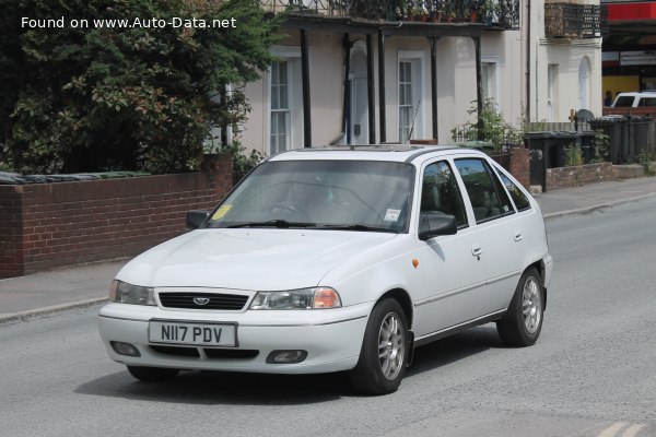 Full specifications and technical details 1995 Daewoo Nexia Hatchback (KLETN) 1.5 i (75 Hp)