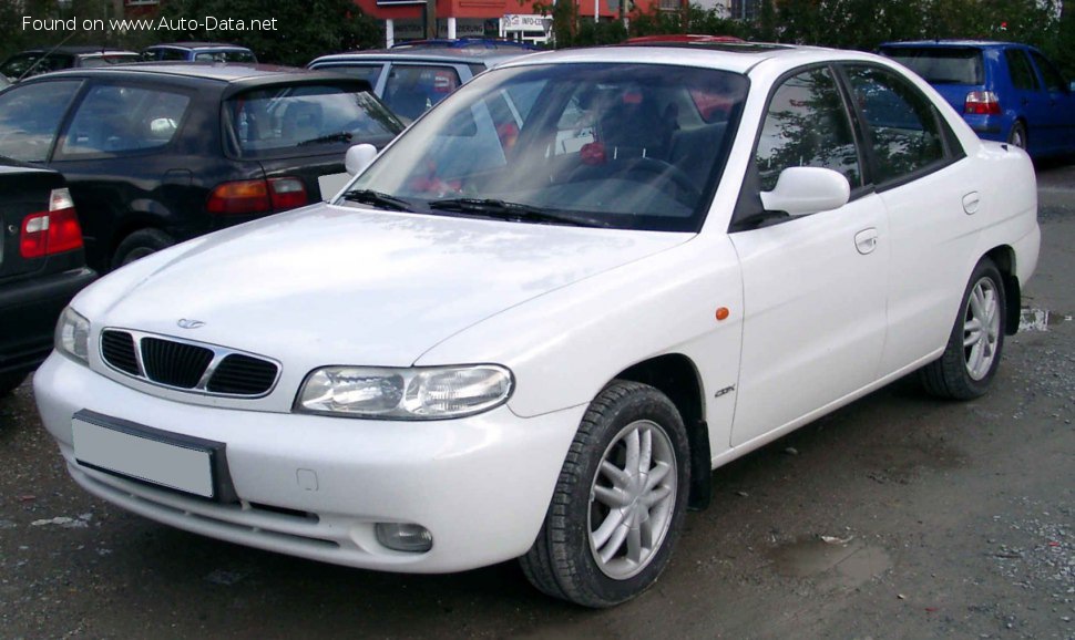 المواصفات والتفاصيل التقنية الكاملة 1997 Daewoo Nubira (KLAJ) 1.6 i 16V (106 Hp)