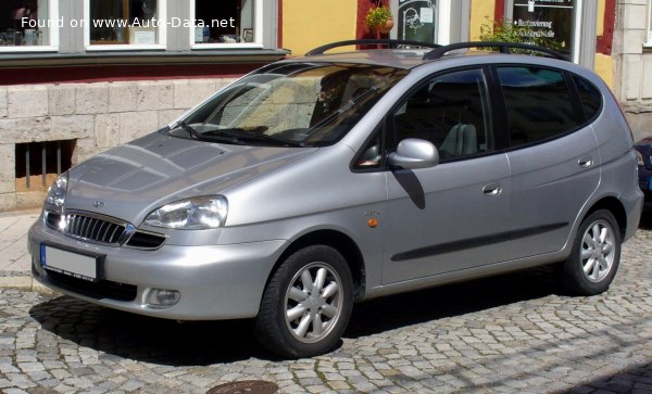 المواصفات والتفاصيل التقنية الكاملة 2001 Daewoo Rezzo (KLAU) 1.6 i 16V (106 Hp)