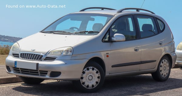 المواصفات والتفاصيل التقنية الكاملة 2001 Daewoo Tacuma 2.0 i 16V (121 Hp)