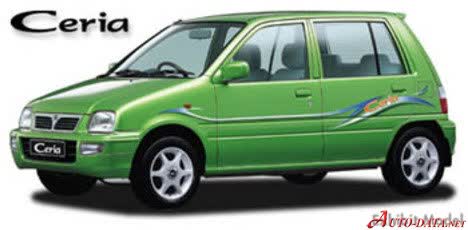 Spécifications complètes et détails techniques 2001 Daihatsu Ceria/Perodua Kancil/Kelisa 1.0L R3 12V (56 Hp)