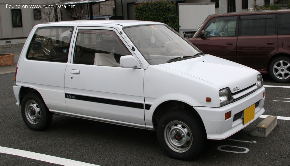 Full specifications and technical details 1986 Daihatsu Cuore (L80,L81) 0.8 4WD (L81) (44 Hp)