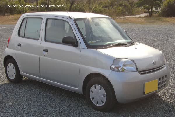Spécifications complètes et détails techniques 2006 Daihatsu Esse (J) 0.7 i 12V (58 Hp)