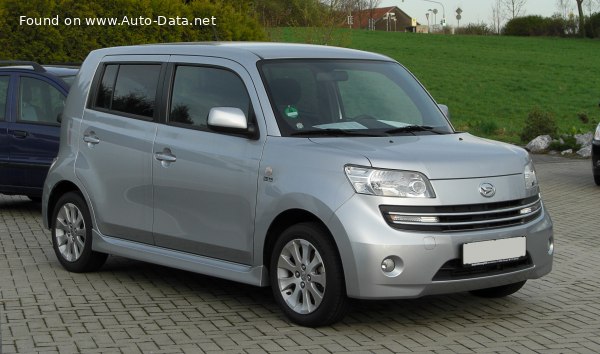 المواصفات والتفاصيل التقنية الكاملة 2007 Daihatsu Materia 1.3 (91 Hp)