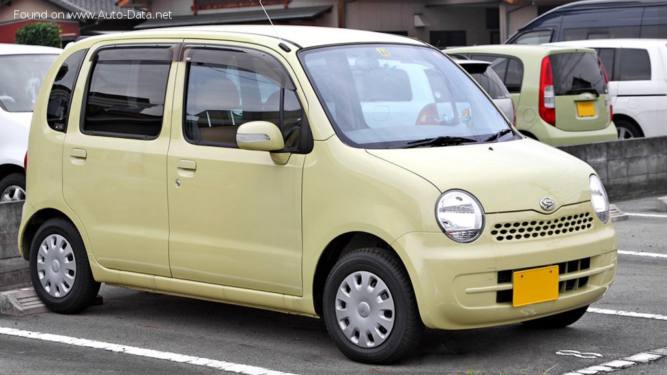 المواصفات والتفاصيل التقنية الكاملة 2003 Daihatsu Move Latte (L55) 0.7 i 12V (58 Hp)