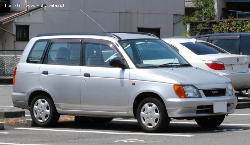 Full specifications and technical details 1996 Daihatsu Pyzar (G3) 1.5 i (100 Hp)