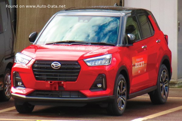 Full specifications and technical details 2019 Daihatsu Rocky (A200) 1.0 Turbo (98 Hp) CVT