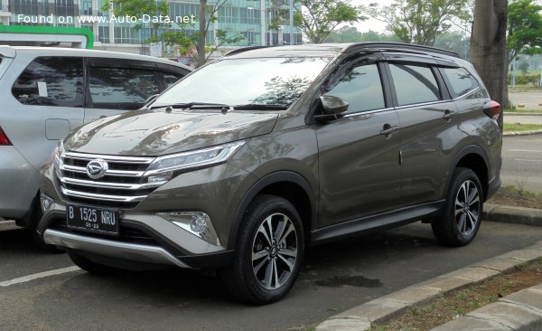 المواصفات والتفاصيل التقنية الكاملة 2018 Daihatsu Terios III (J300) 1.5 (104 Hp) Automatic