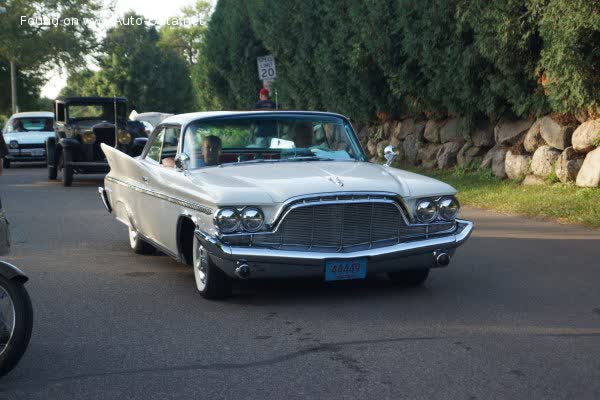المواصفات والتفاصيل التقنية الكاملة 1959 DeSoto Adventurer I 2-Door Hardtop 6.3 V8 (325 Hp) TorqueFlite