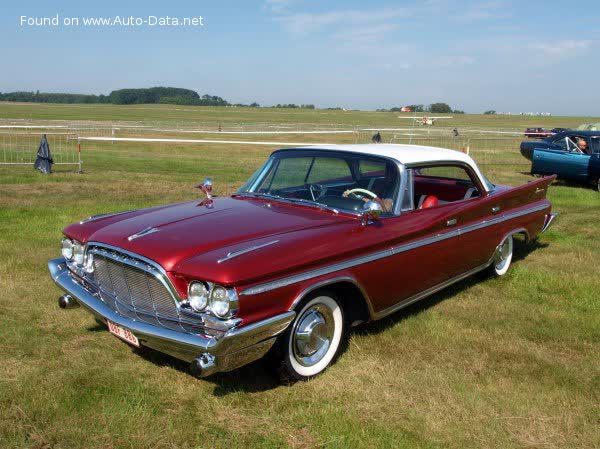 Full specifications and technical details 1959 DeSoto Adventurer I 4-Door HardTop 6.3 V8 (325 Hp) TorqueFlite