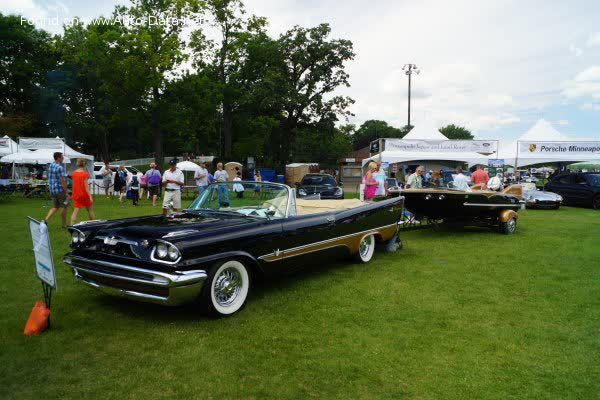 المواصفات والتفاصيل التقنية الكاملة 1956 DeSoto Adventurer I Convertible 5.7 V8 (345 Hp) TorqueFlite