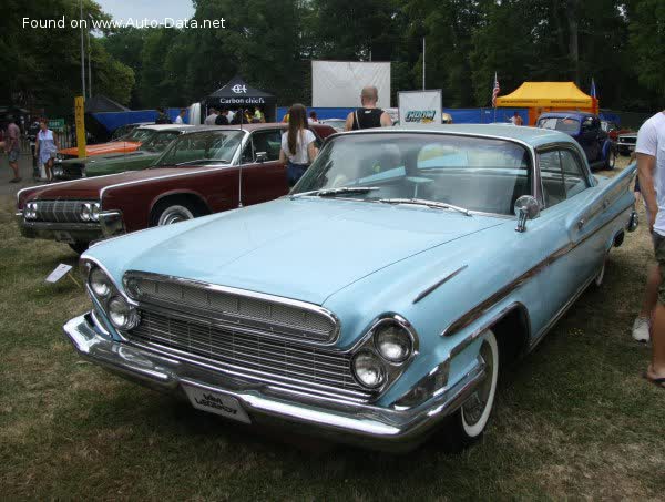 المواصفات والتفاصيل التقنية الكاملة 1960 DeSoto Adventurer II 4-Door HardTop 5.9 V8 (265 Hp)