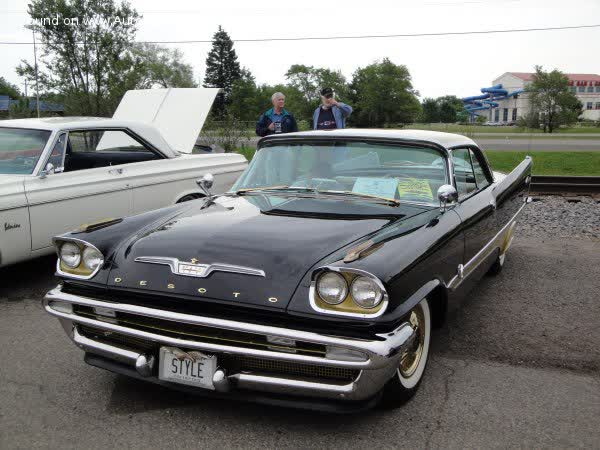 Vollständige Spezifikationen und technische Details 1956 DeSoto Adventurer II Club Coupe 5.7 V8 (345 Hp) TorqueFlite