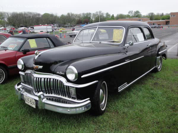 Spécifications complètes et détails techniques 1949 DeSoto Custom Club Coupe (Second Series) 3.9 (112 Hp) Tip-Toe Shift