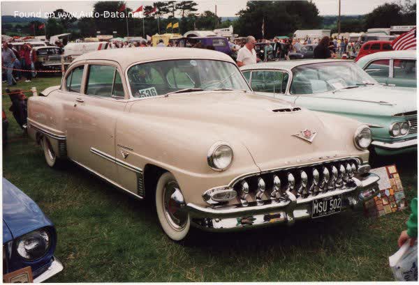 Full specifications and technical details 1952 DeSoto Firedome Club Coupe (facelift 1953) 4.5 V8 (160 Hp)
