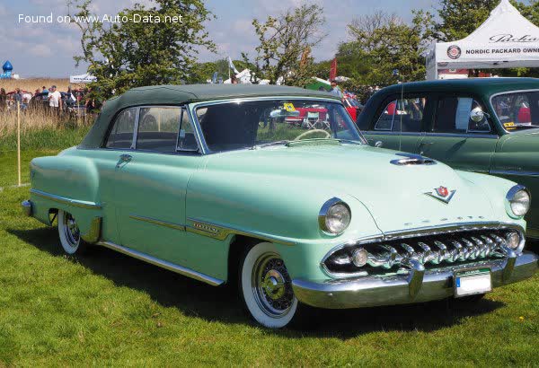 Vollständige Spezifikationen und technische Details 1953 DeSoto Firedome Convertible Coupe (facelift 1954) 4.5 V8 (170 Hp) PowerFlite