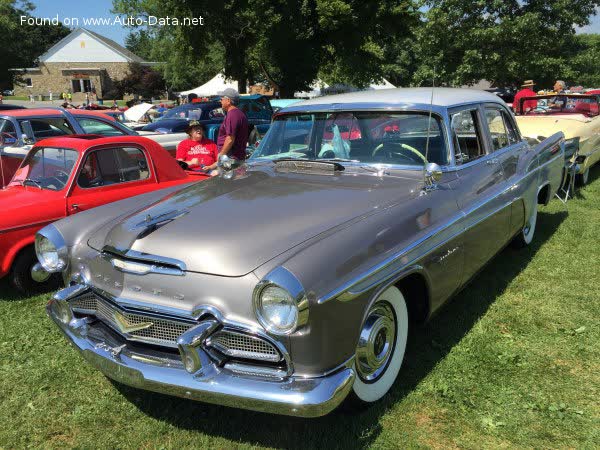 Full specifications and technical details 1955 DeSoto Firedome II Four-Door Sedan (facelift 1956) 5.4 V8 (230 Hp)
