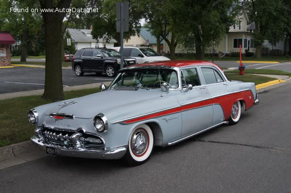 Full specifications and technical details 1954 DeSoto Firedome II Four-Door Sedan 4.8 V8 (185 Hp) PowerFlite