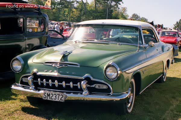 Full specifications and technical details 1954 DeSoto Firedome II Special Coupe 4.8 V8 (185 Hp) PowerFlite
