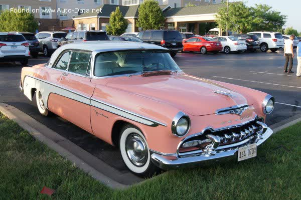 المواصفات والتفاصيل التقنية الكاملة 1954 DeSoto Firedome II Sportsman 4.8 V8 (185 Hp) PowerFlite