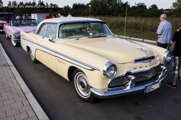 المواصفات والتفاصيل التقنية الكاملة 1955 DeSoto Firedome II Two-Door Sportsman (facelift 1956) 5.4 V8 (230 Hp)