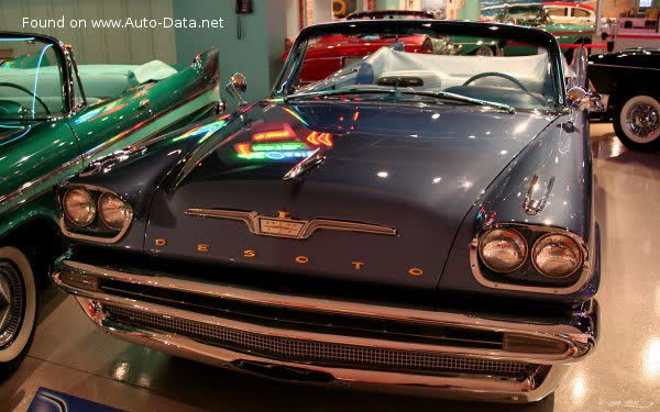Vollständige Spezifikationen und technische Details 1956 DeSoto Firedome III Convertible 5.6 V8 (270 Hp) TorqueFlite