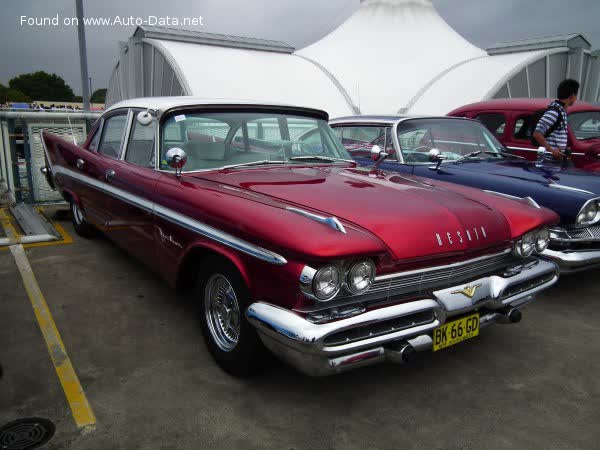 Spécifications complètes et détails techniques 1958 DeSoto Firedome III Four-Door Sedan (facelift 1959) 6.3 V8 (305 Hp)