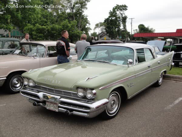 Full specifications and technical details 1958 DeSoto Fireflite III Four-Door Sportsman (facelift 1959) 6.3 V8 (325 Hp) TorqueFlite