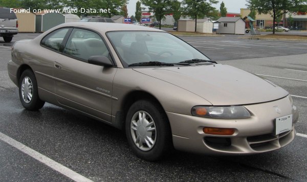 المواصفات والتفاصيل التقنية الكاملة 1994 Dodge Avenger Coupe 2.0 (141 Hp)