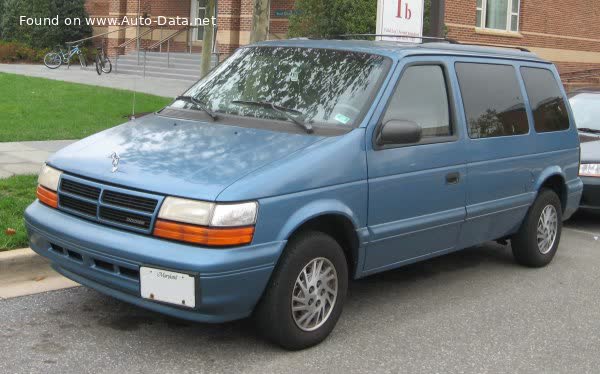 Full specifications and technical details 1991 Dodge Caravan II SWB 3.3 V6 (152 Hp) Automatic