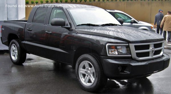 المواصفات والتفاصيل التقنية الكاملة 2007 Dodge Dakota III (facelift 2007) 4.7 V8 (238 Hp) Automatic