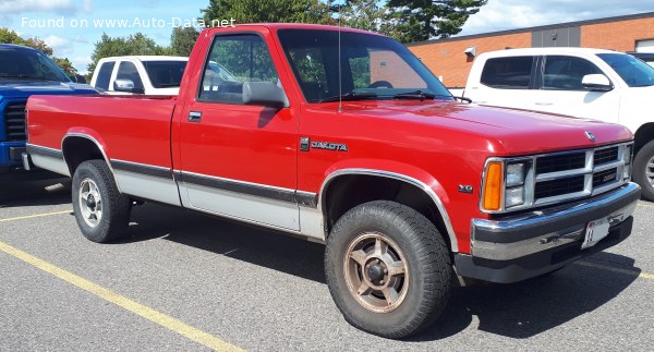 Full specifications and technical details 1992 Dodge Dakota 3.9L V6 (180 Hp)