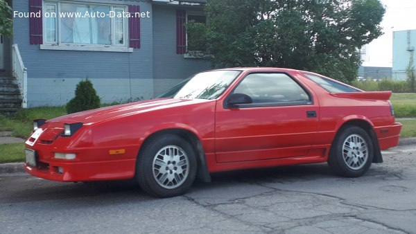 Vollständige Spezifikationen und technische Details 1990 Dodge Daytona 2.5L (152 Hp)