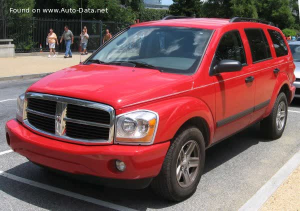 Spécifications complètes et détails techniques 2004 Dodge Durango II (HB) 4.7 i V8 (238 Hp)