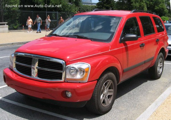 المواصفات والتفاصيل التقنية الكاملة 2004 Dodge Durango II (HB) 5.7 i V8 AWD (350 Hp)