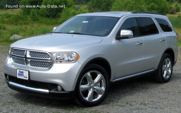 Full specifications and technical details 2010 Dodge Durango III (WD) 5.7 V8 (360 Hp)