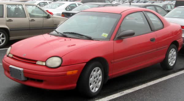Spécifications complètes et détails techniques 1996 Dodge Neon Coupe 2.0 i (132 Hp)