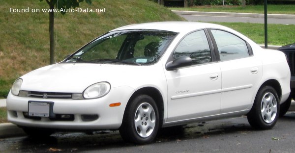 Full specifications and technical details 1999 Dodge Neon II 2.0i (133 Hp)