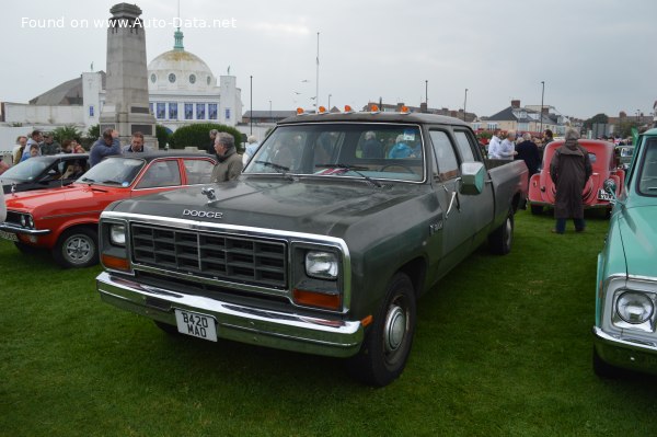 Full specifications and technical details 1981 Dodge Ram 250 Crew Cab (D/W) D250 5.9 V8 (175 Hp)