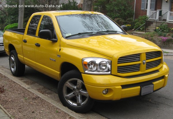 Full specifications and technical details 2001 Dodge Ram 1500 III (DR/DH) 5.7 (345 Hp)