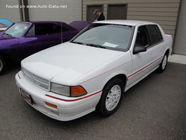 Full specifications and technical details 1988 Dodge Spirit 2.5 (102 Hp)