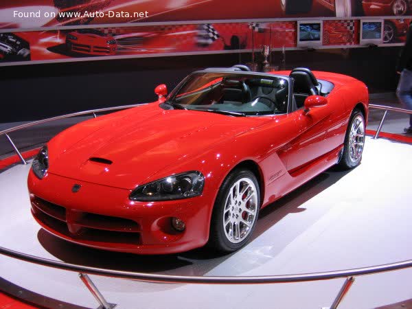Spécifications complètes et détails techniques 2006 Dodge Viper ZB I Convertible 8.3 i V10 20V SRT-10 (517 Hp)