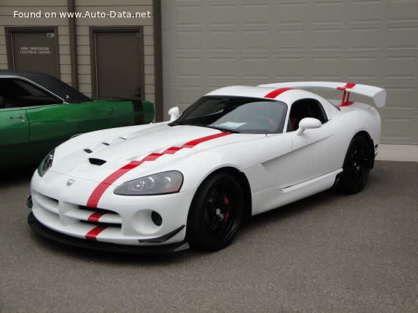 Spécifications complètes et détails techniques 2009 Dodge Viper ZB II Coupe SRT10 ACR 8.4 V10 (600 Hp)