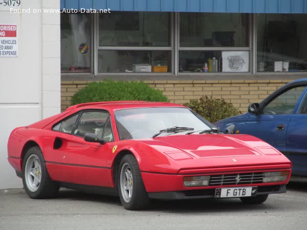 Full specifications and technical details 1985 Ferrari 328 GTB 3.2 V8 (270 Hp)