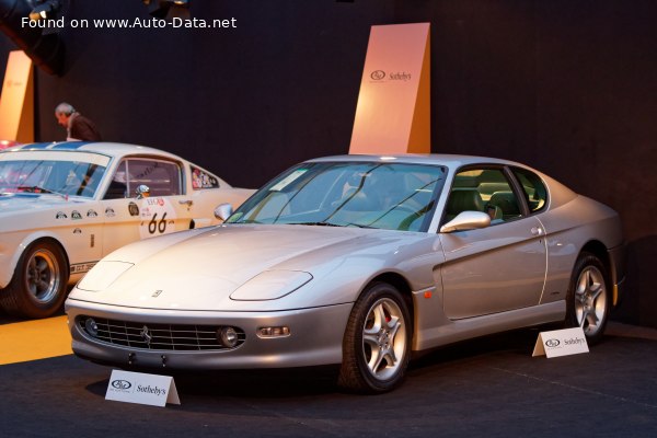 Full specifications and technical details 1998 Ferrari 456M GT 5.5 V12 (442 Hp)