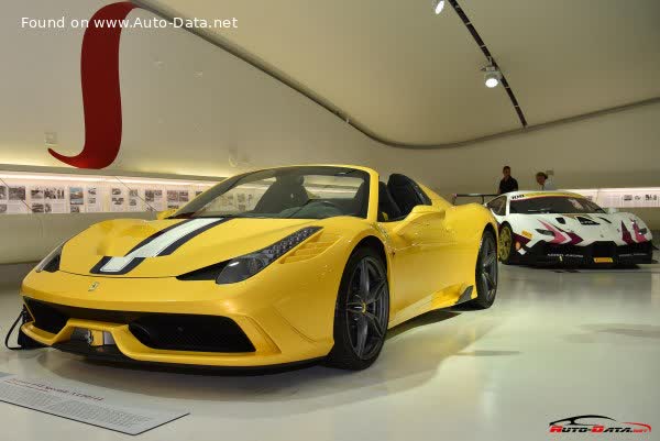 Vollständige Spezifikationen und technische Details 2013 Ferrari 458 Speciale A 4.5 V8 (605 Hp)