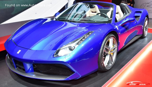 المواصفات والتفاصيل التقنية الكاملة 2015 Ferrari 488 Spider 3.9 V8 (670 Hp) DCT